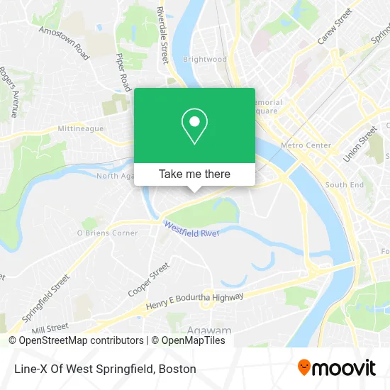 Line-X Of West Springfield map