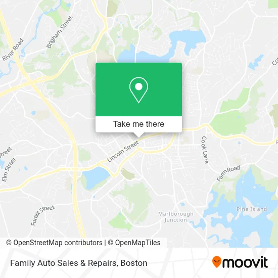 Family Auto Sales & Repairs map