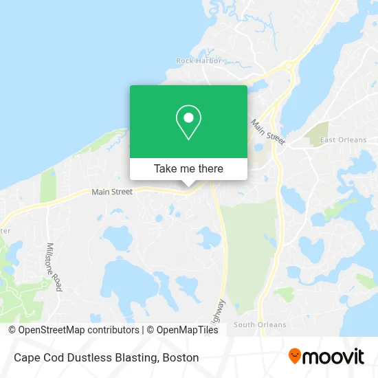 Cape Cod Dustless Blasting map