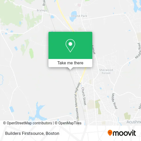 Mapa de Builders Firstsource