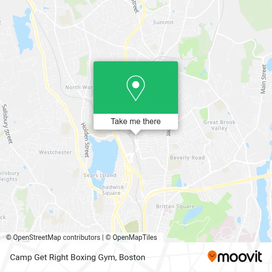 Camp Get Right Boxing Gym map