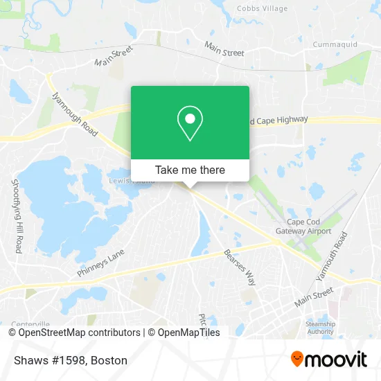 Shaws #1598 map
