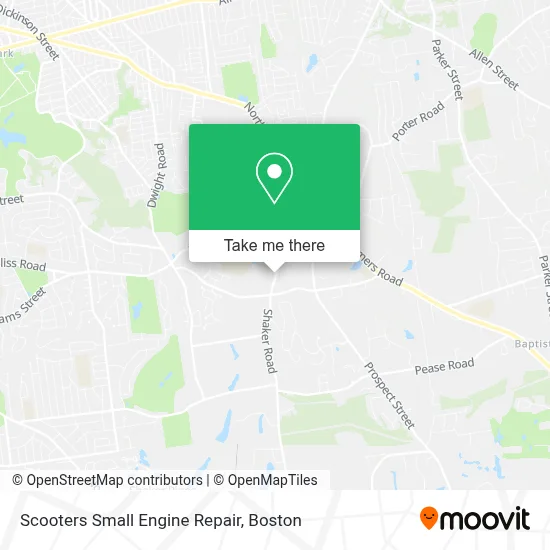 Scooters Small Engine Repair map