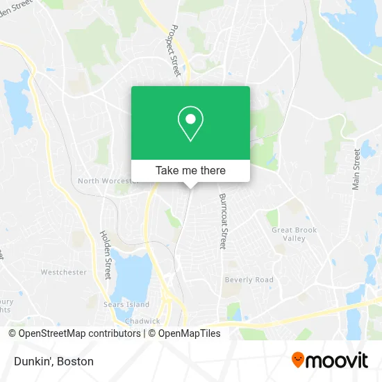 Dunkin' map