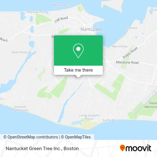 Nantucket Green Tree Inc. map