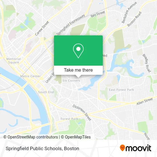 Springfield Public Schools map