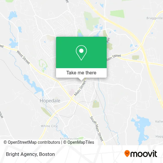 Bright Agency map