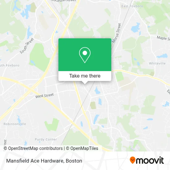 Mansfield Ace Hardware map