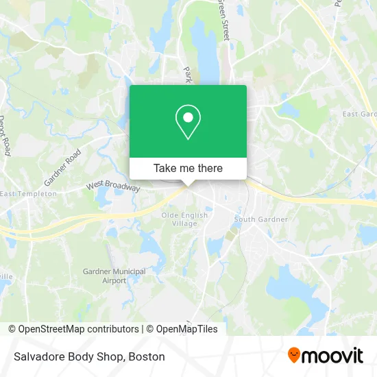 Salvadore Body Shop map