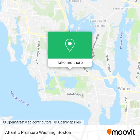 Atlantic Pressure Washing map