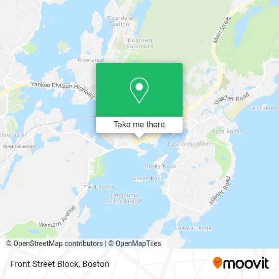 Front Street Block map