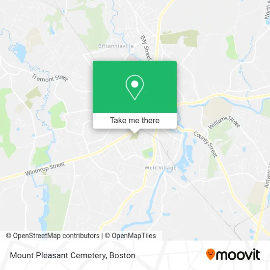 Mount Pleasant Cemetery map