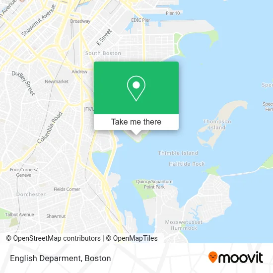 English Deparment map