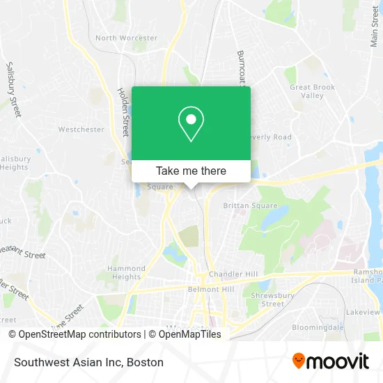 Southwest Asian Inc map