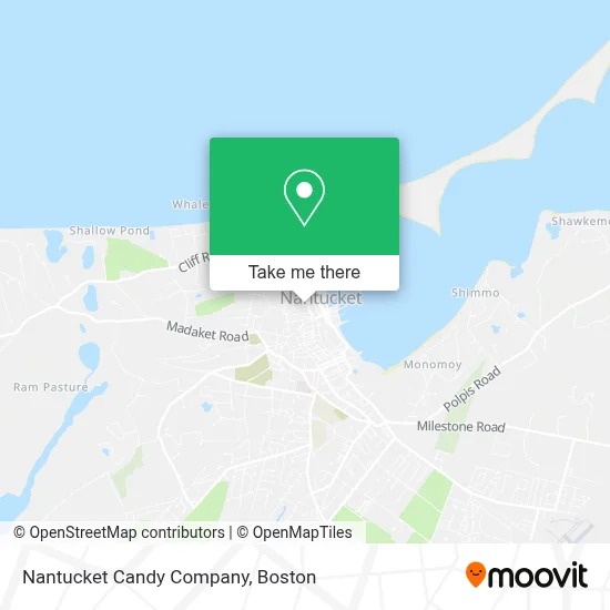 Nantucket Candy Company map