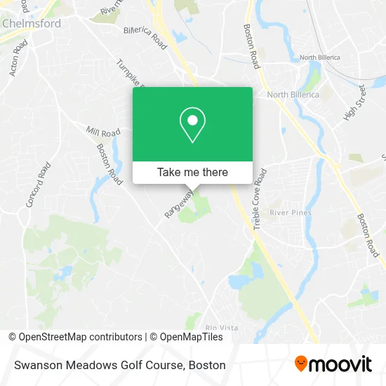 Swanson Meadows Golf Course map