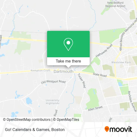 Go! Calendars & Games map