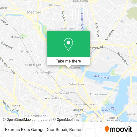 Express Exits Garage Door Repair map