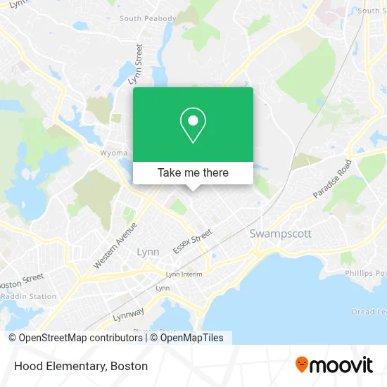 Hood Elementary map