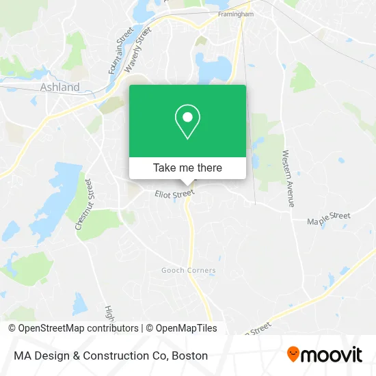 MA Design & Construction Co map