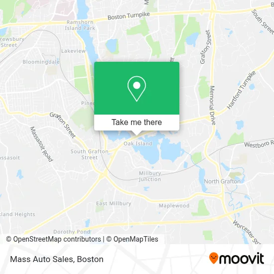 Mass Auto Sales map