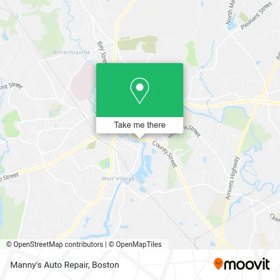 Manny's Auto Repair map