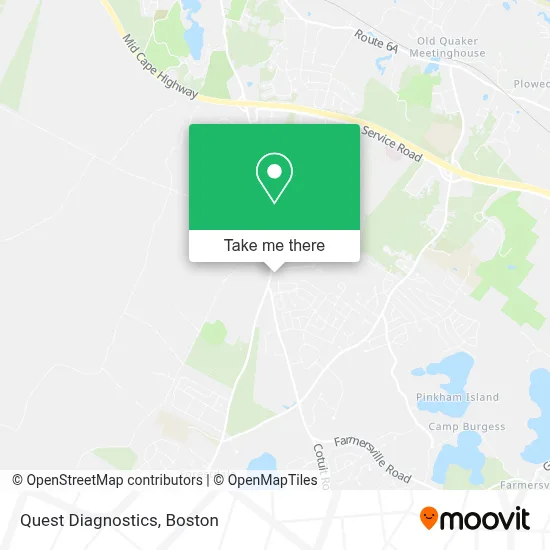 Quest Diagnostics map