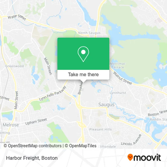 Harbor Freight map