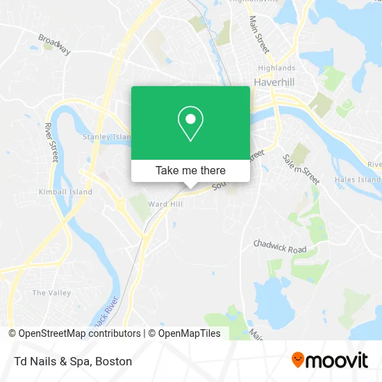 Td Nails & Spa map