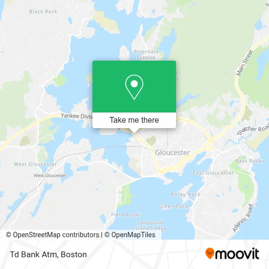 Td Bank Atm map