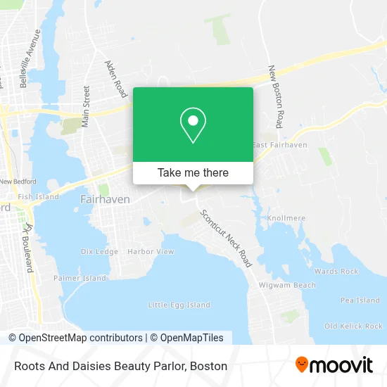 Roots And Daisies Beauty Parlor map