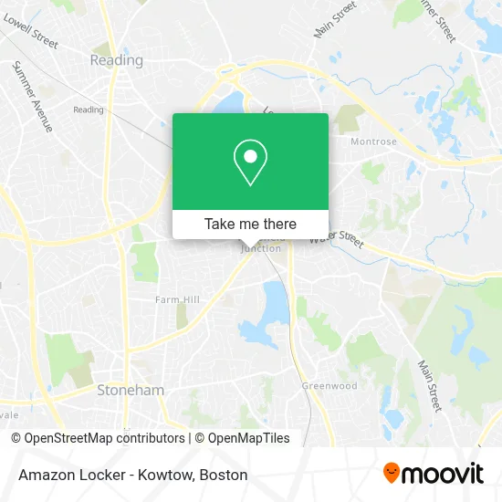 Amazon Locker - Kowtow map
