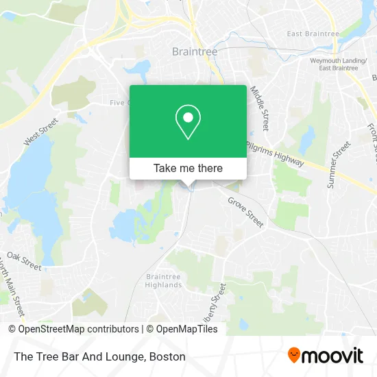 The Tree Bar And Lounge map