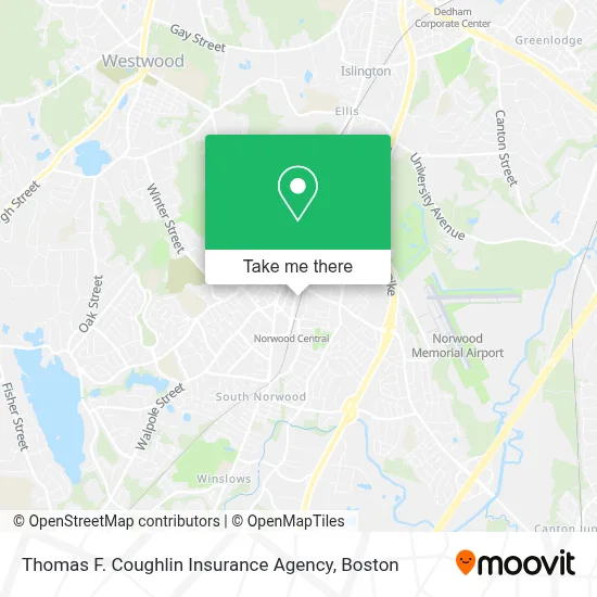 Thomas F. Coughlin Insurance Agency map