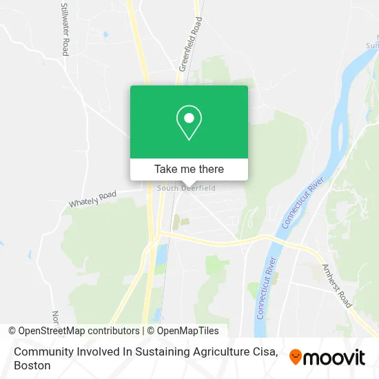 Community Involved In Sustaining Agriculture Cisa map