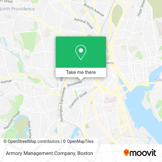 Armory Management Company map