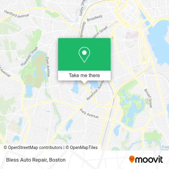 Bless Auto Repair map