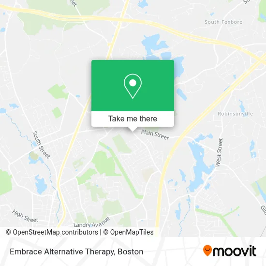 Embrace Alternative Therapy map