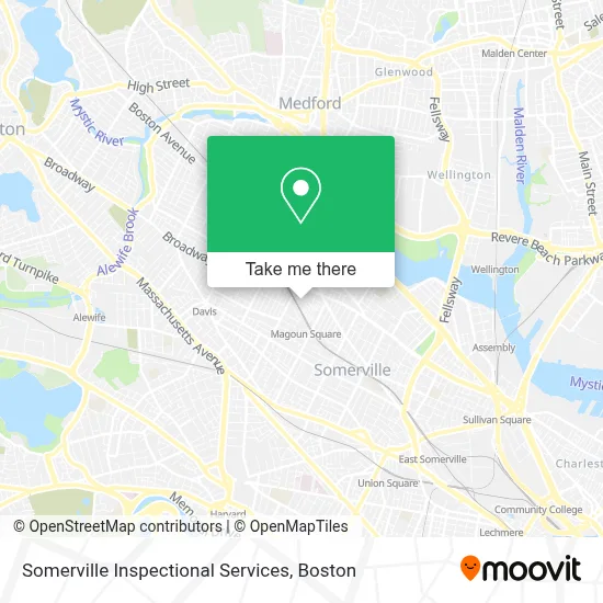 Somerville Inspectional Services map