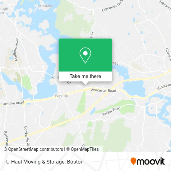 U-Haul Moving & Storage map