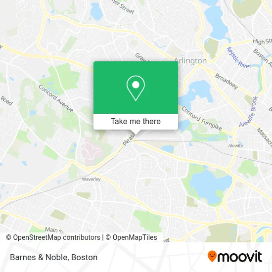 Barnes & Noble map