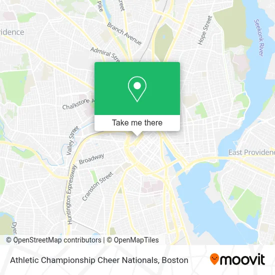 Athletic Championship Cheer Nationals map