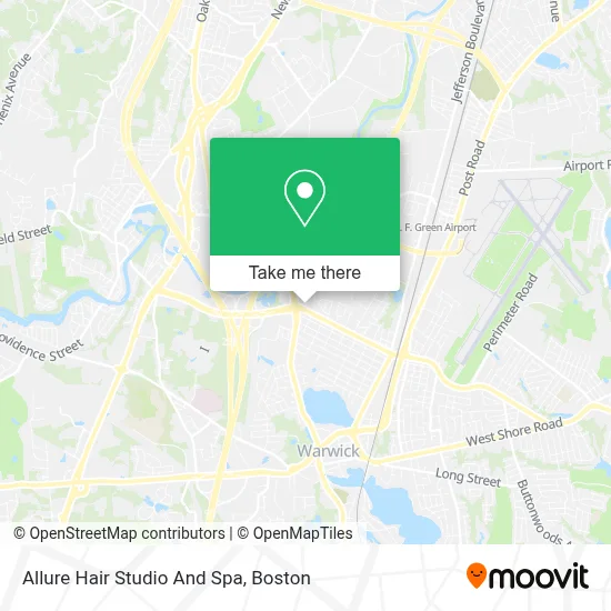 Allure Hair Studio And Spa map