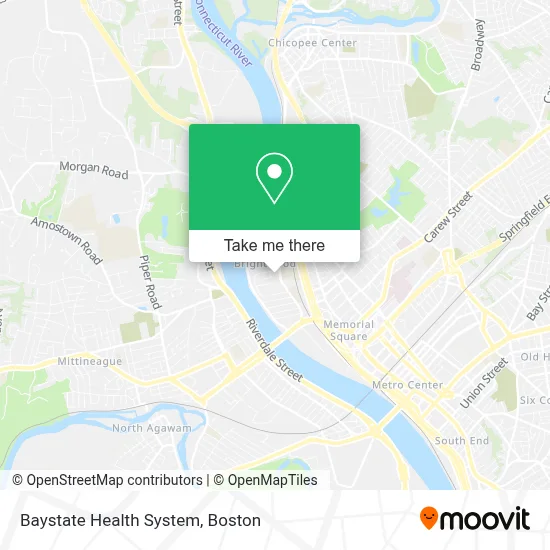 Baystate Health System map
