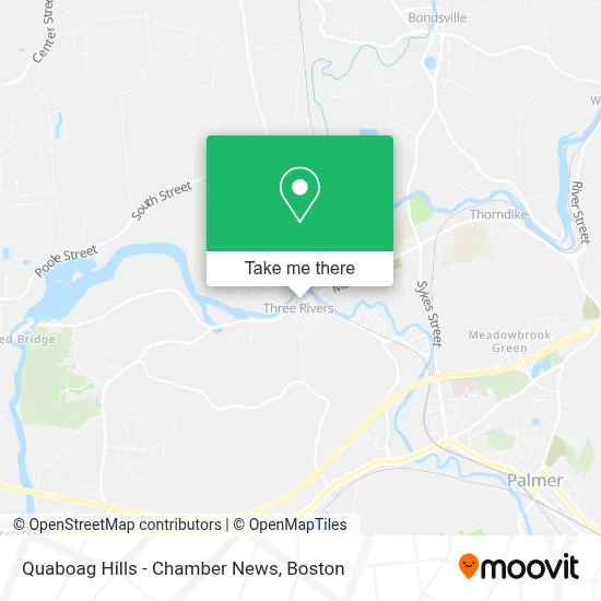 Quaboag Hills - Chamber News map