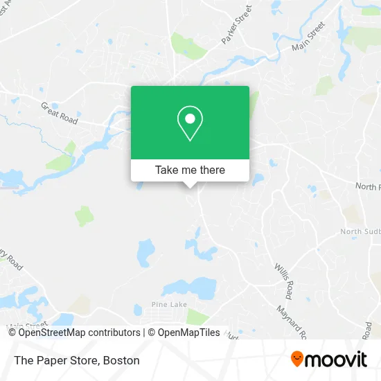 The Paper Store map