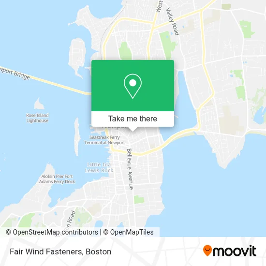 Fair Wind Fasteners map