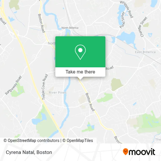 Cyrena Natal map