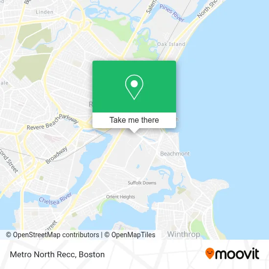 Metro North Recc map