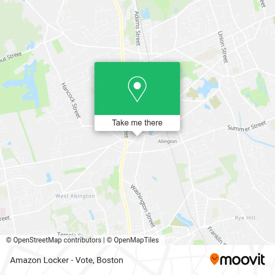Amazon Locker - Vote map